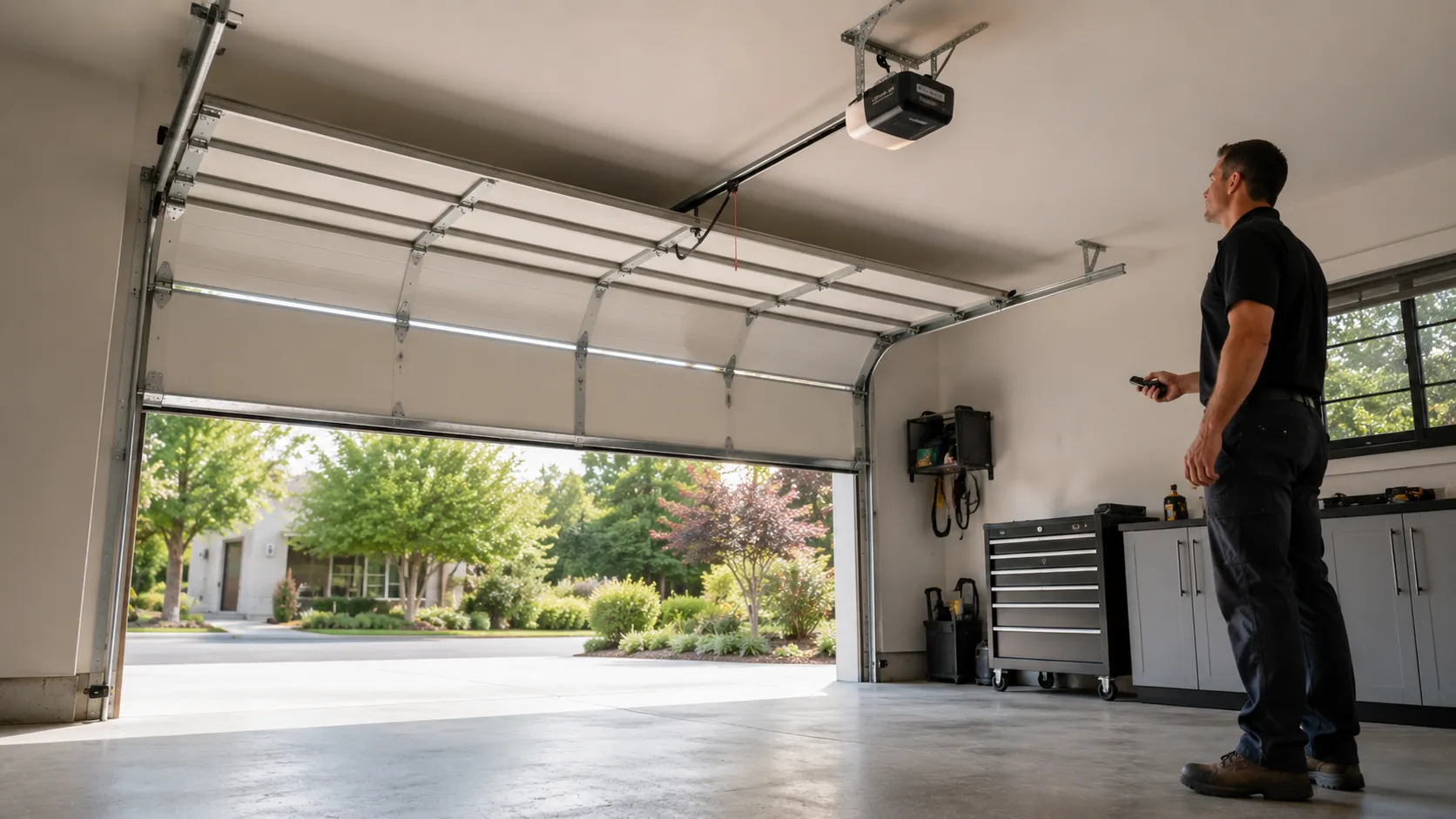 Garage door maintenance in Oklahoma City, OK